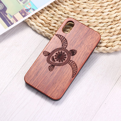 Funda para móvil de madera de cerezo con protección TPU - Image 10