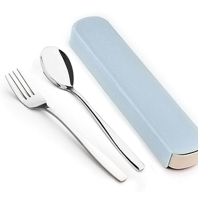Set de Cubiertos Portátil de Acero Inoxidable - Palillos, Cuchara y Estuche - Image 6