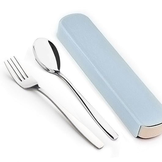 Set de Cubiertos Portátil de Acero Inoxidable - Palillos, Cuchara y Estuche - Image 6