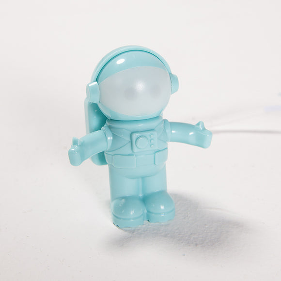 Luz Nocturna USB Astronauta Miniatura para Mesita de Noche