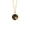 Sterling Plateado Zodiac Negro shell Capricorn