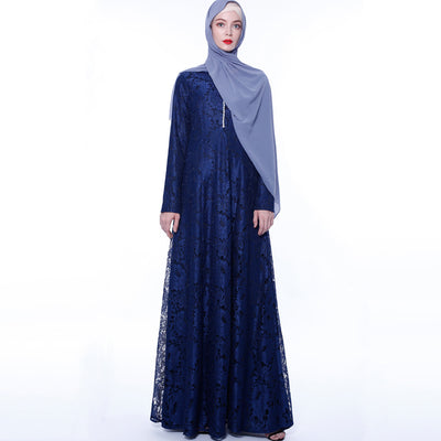 Vestido Musulmán de Encaje para Mujer - Fresco y Elegante para Verano - Image 13