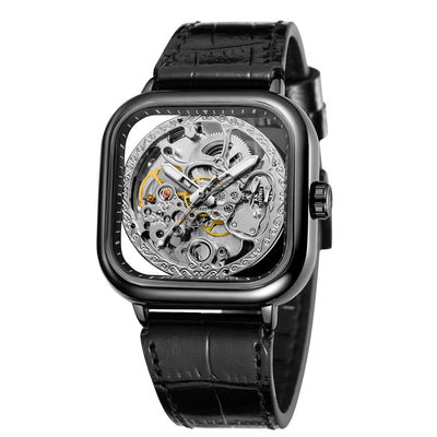 Reloj Automático Cuadrado para Hombre - Movimiento Mecánico de Precisión - Image 5