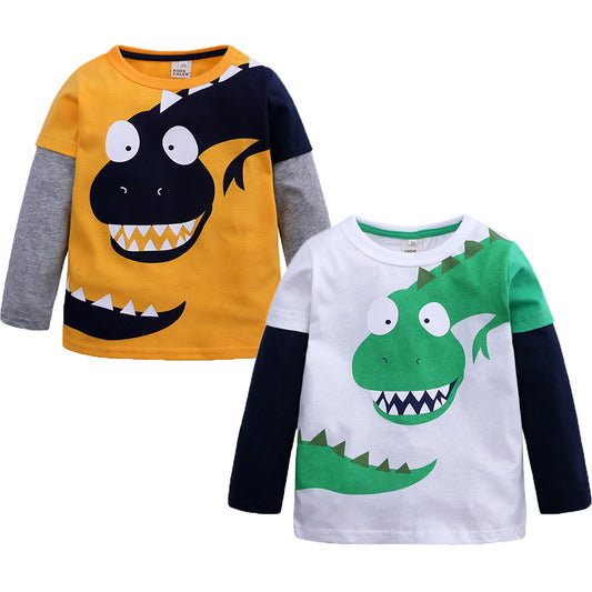 Remera Infantil Cuello Redondo Manga Larga