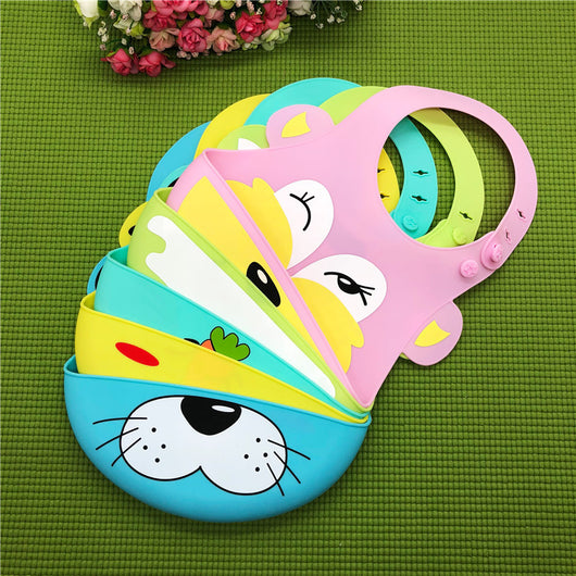 Baberos Silicona Grado Alimentario con Bolsillo para Comida | Baberos Impermeables Ajustables para Niños - Image 4