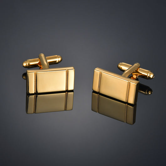 Gemelos Dorados con Iniciales y Hoja de Arce para Hombre - Image 19