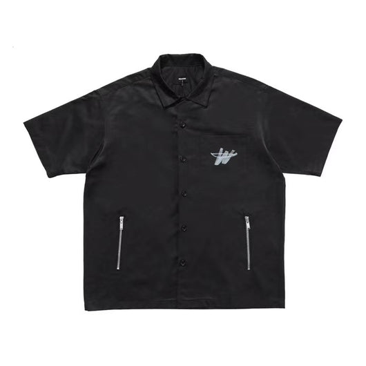 Cardigan con Bolsillos y Cierre Estilo Graffiti