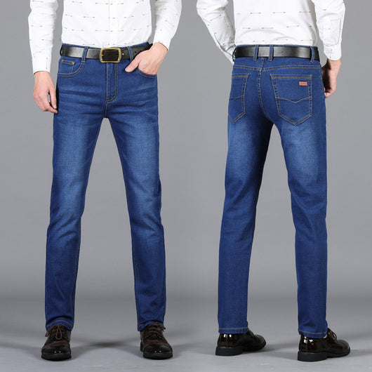 Pantalones Vaqueros Slim Stretch de Corte Recto para Hombre - Image 2