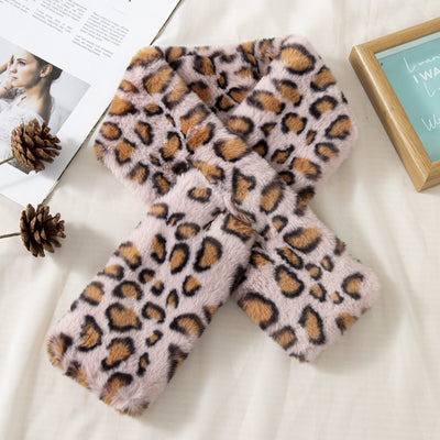 Bufanda de Leopardo Gruesa y Suave para Otoño e Invierno - Image 5