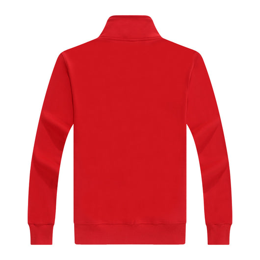 Chaqueta Suéter de Terciopelo Dorado Grabado con Cuello de Pie y Personalización - Image 29