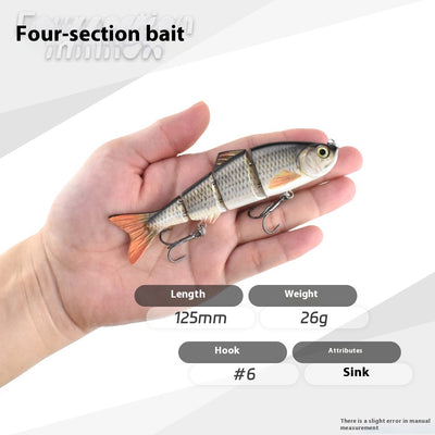 Anzuelo Articulado de Metal para Pesca de Simulación - Combo Multi-sección - Image 3