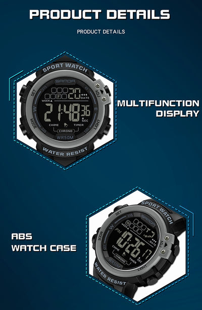 Reloj Inteligente Luminoso para Hombre - Estilo Juvenil Multifuncional - Image 9