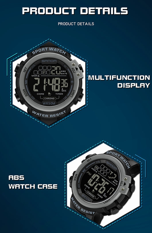 Reloj Inteligente Luminoso para Hombre - Estilo Juvenil Multifuncional - Image 9
