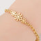 Dorado Color Charms Bracelet Femme Stainless Steel Women Jewelry Lucky Origami Elephant Bracelets Friendship Gifts Snowflake