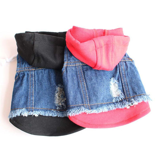 Chaleco Tejido con Capucha para Perro en Denim - Image 7