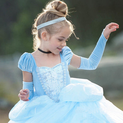 Vestido Princesa con Falda de Tul Azul - Image 5