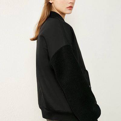Chaqueta Acolchada Suelta Estilo Béisbol para Invierno - Image 2
