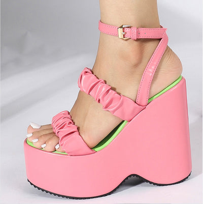 Sandalias Tipo Wedge con Plataforma y Cierre Elástico - Image 5