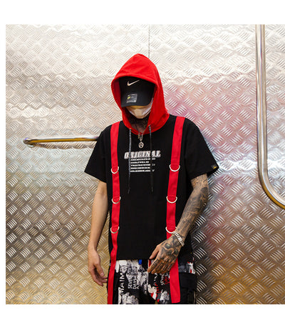 Camiseta Hip-Hop Oversize con Manga Cinco Puntos - Image 6