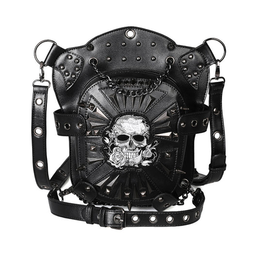 Bolso Bandolera Punk Calavera Multifuncional - Image 12