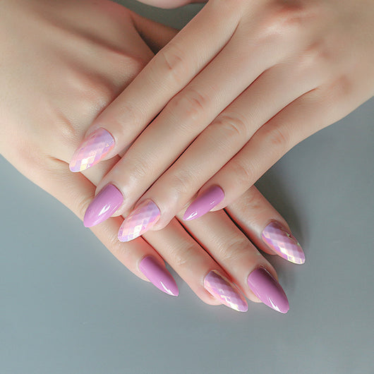 Set de 24 Uñas Postizas Trendy - Diseños Modernos y Versátiles - Image 8
