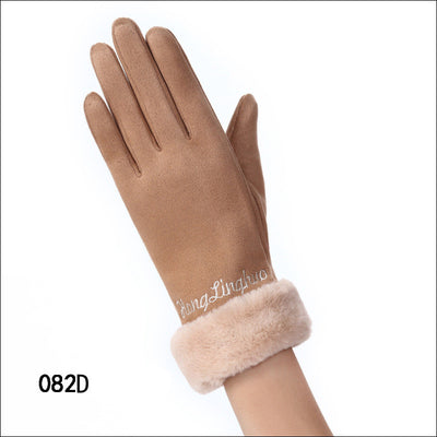 Guantes de Invierno Táctiles Impermeables de Ante - Image 12