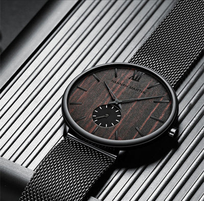 Reloj de Madera de Bambú y Ébano para Hombre - Image 2