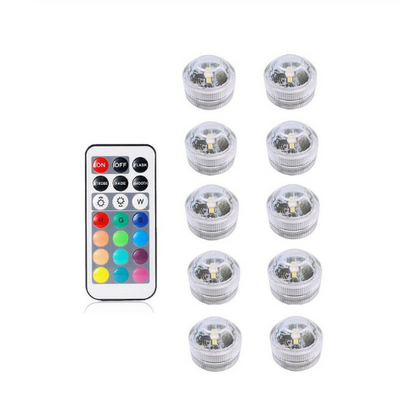 Luz LED Sumergible con Control Remoto - 5 Colores Ajustables - Image 7