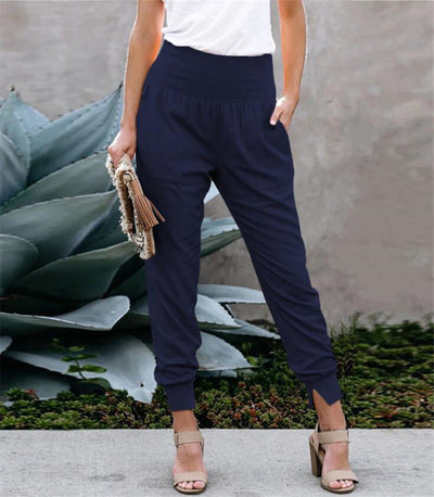 Pantalones Cortos de Cintura Alta con Aberturas Laterales - Image 3