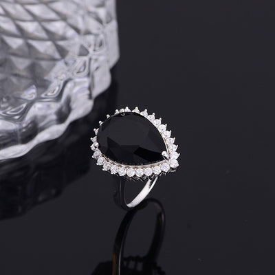 Anillo de Moda con Incrustaciones Europeo Americano - Image 17