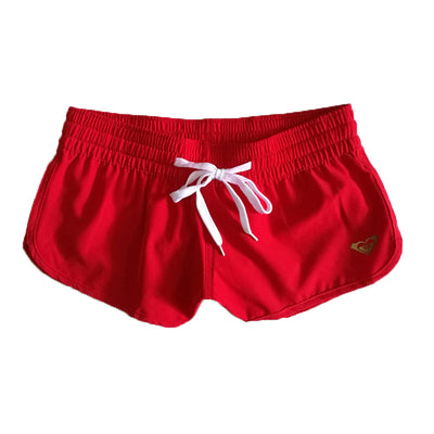 Pantalones de Playa Rojo Vino para Mujer - Diseño Liso y Versátil