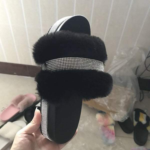 Pantuflas Brillantes Esponjosas con Plataforma y Cuña - Image 19
