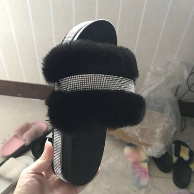 Pantuflas Brillantes Esponjosas con Plataforma y Cuña - Image 19