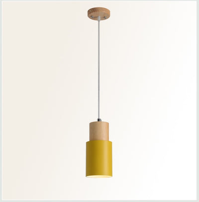 Lámpara de Techo Recta de Madera para Comedor y Sala de Estar - Image 22