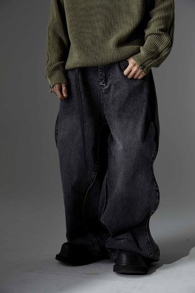 Jeans Rotos con Costuras Irregulares - Estilo Urbano Moderno - Image 16