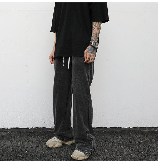 Pantalones de chándal holgados con aberturas laterales - Image 6