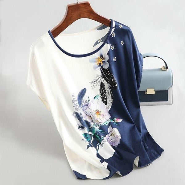 Playera Estampada Manga Corta Suelta y Cómoda para Verano - Image 18