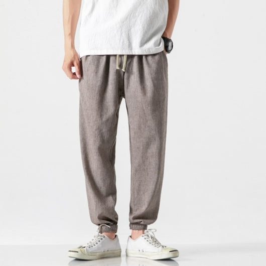 Pantalones Cortos de Lino para Hombre - Image 8