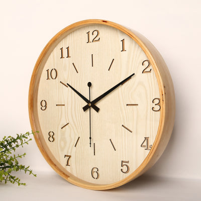 Reloj de Pared Minimalista en Madera Maciza - Image 9