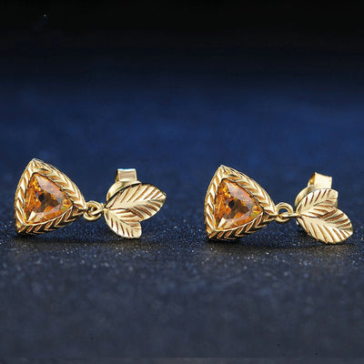 Aretes de Citrino Natural - Image 4
