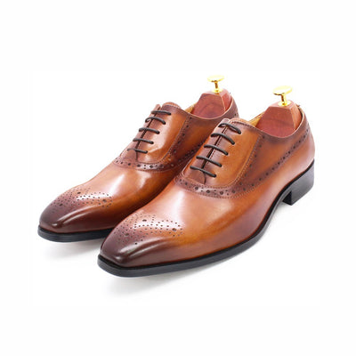 Zapatos de Cuero Genuino para Hombre - Estilo Ejecutivo Clásico - Image 5