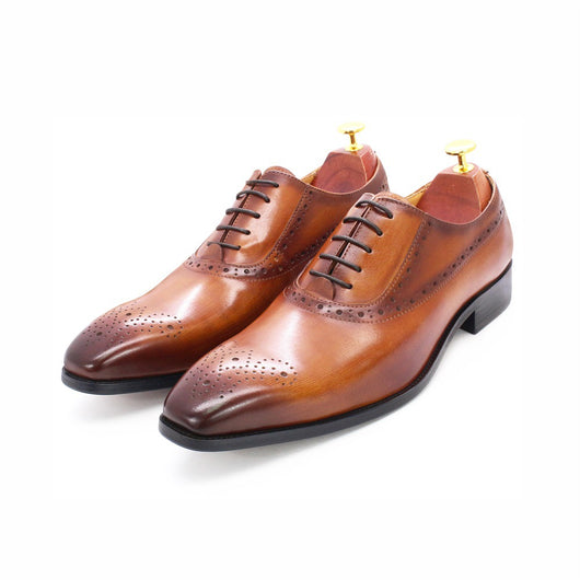 Zapatos de Cuero Genuino para Hombre - Estilo Ejecutivo Clásico - Image 5
