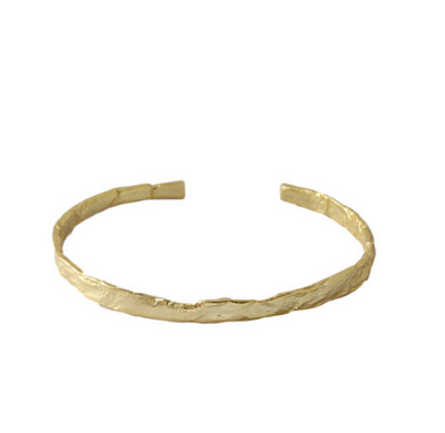 Pulsera de Oro Laminado con Diseño Irregular - Image 5