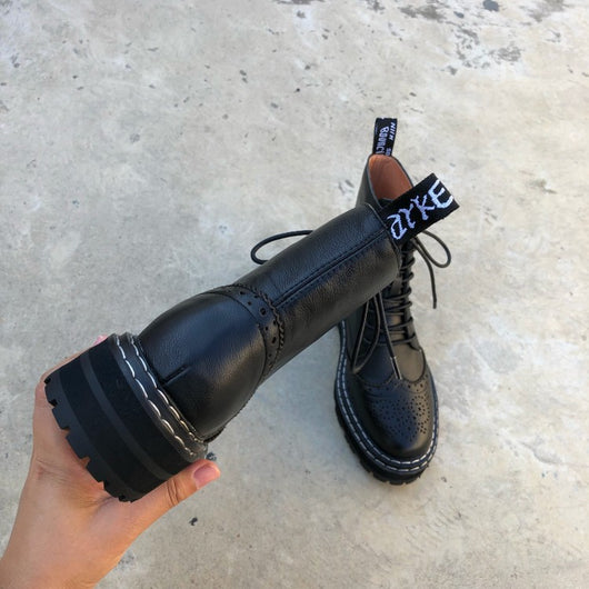 Botas Planas Talladas British Bullock - Tobillero Clásico - Image 7