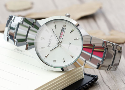 Reloj Luminoso de Acero Tungsteno para Pareja - Resistente al Agua con Calendario - Image 17