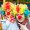 Kit de Accesorios de Payaso: Nariz Roja, Peluca y Props para Fiestas