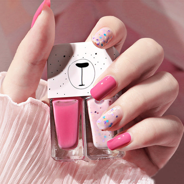 Esmalte de Uñas Dual Efecto Espejo - Secado Rápido y Larga Duración
