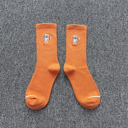 Calcetines de Algodón Estampados Astronauta - Deportivos Versátiles - Image 16