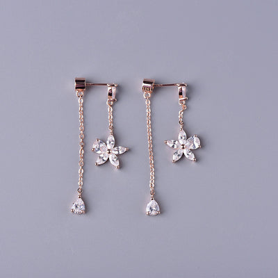 Aretes de Plata Esterlina 925 con Borla Floral - Image 6