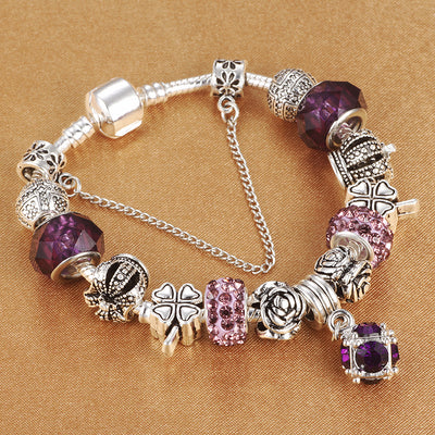 Pulsera de Cristal DIY Ajustable - Abalorios Europeos para Personalizar - Image 10